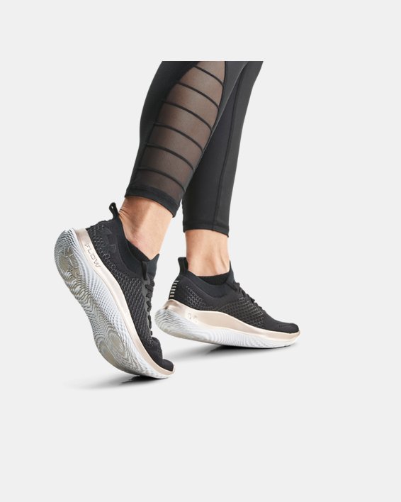 Women's UA Flow Velociti SE Metallic Running Shoes, Black, pdpMainDesktop image number 5